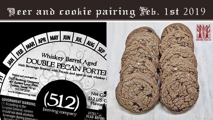 512 Whiskey Barrel DPecan Porter + Cookies TONIGHT!