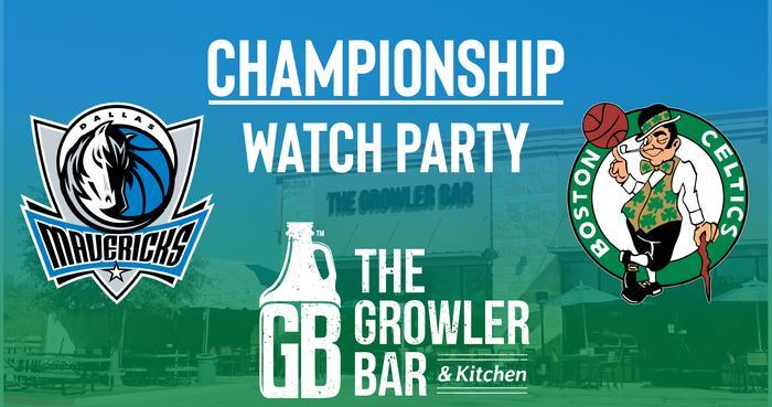 Mavs V Celtics Watch Party