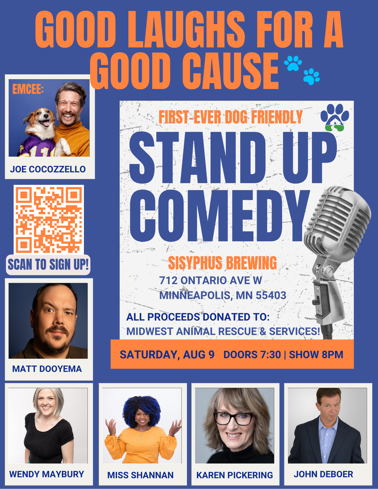 Dog Friendly Comedy Show - Fundraiser