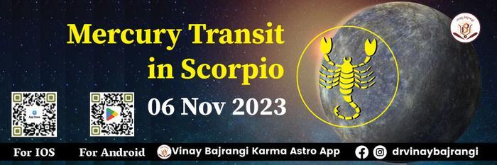 Mercury Transit in Scorpio
